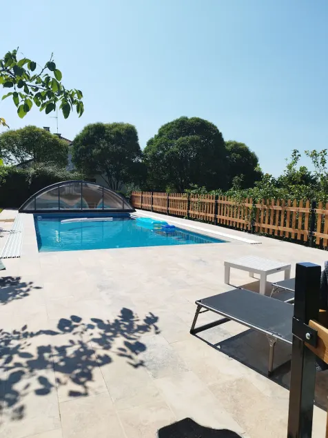 HEATED SWIMMING POOL (all year round) 2 km Ñora beach, 9 Gijón- barbecue, fireplace  - Image 1