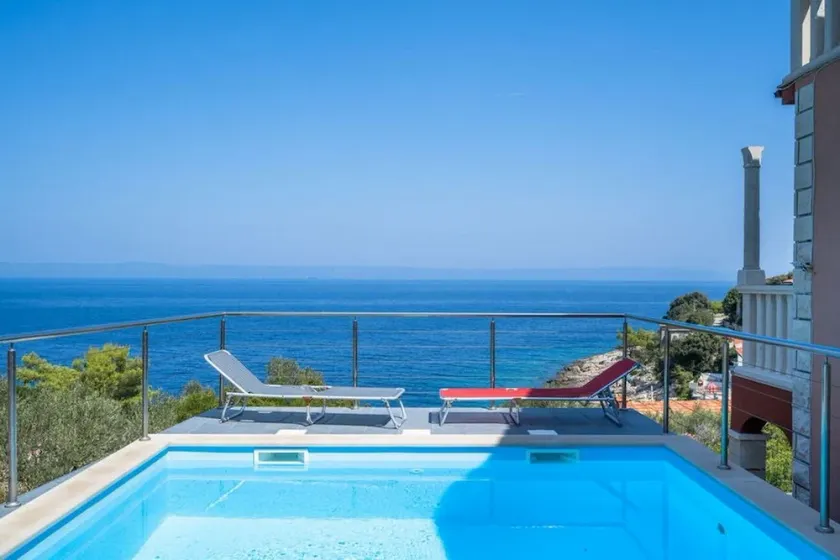 Familiehus med pool ved havet Prigradica, Korcula (K-21022) - Image 1