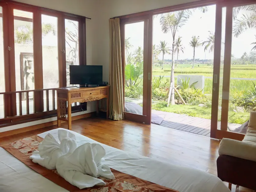 Tranquil breezy rice field villa w/private pool - Image 1