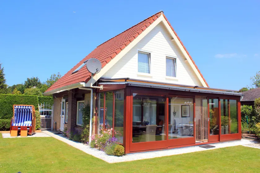 Eksklusivt sommerhus med vinterhave, gratis WiFi, grillplads, liggestole og. Gartenst. - Image 1
