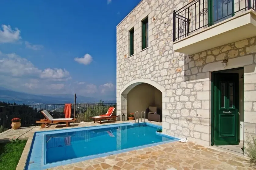 Querini Villa Manolis In Alikampos 9km From Sandy Beach - Image 1