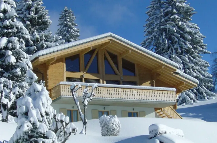 Chalet suisse moderne et luxueux - vue panoramique spectaculaire - Image 1