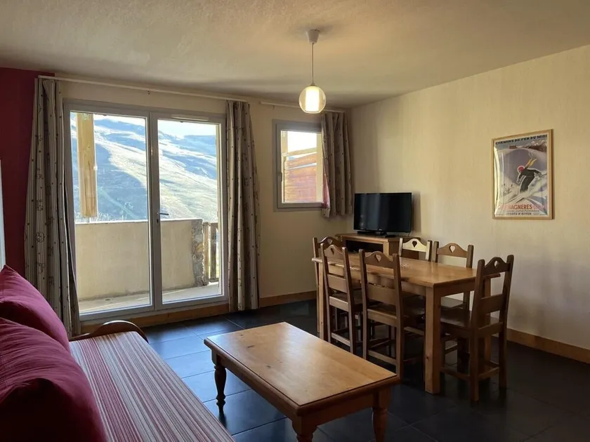 Ground floor, jacuzzi, hammam, balcony, tv, ski locker, 55m², Peyragudes - Image 1