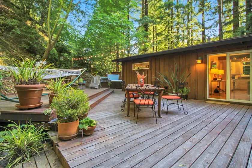 Modernes Zen ~ Privat, Redwoods, Whirlpool, Gelassen! Hundefreundlich, friedlich! - Image 1
