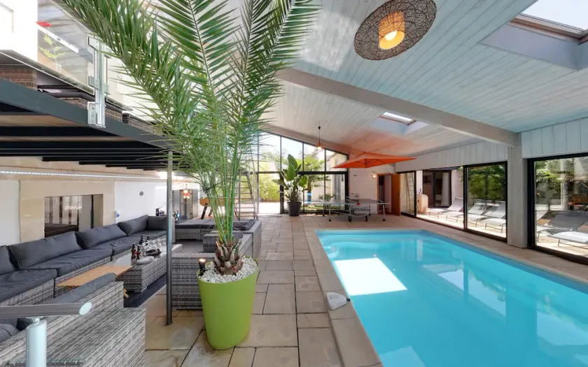 Villa 4 * Meerblick Strand Hallenbad privater beheizter Whirlpool Sauna Billard - Image 1