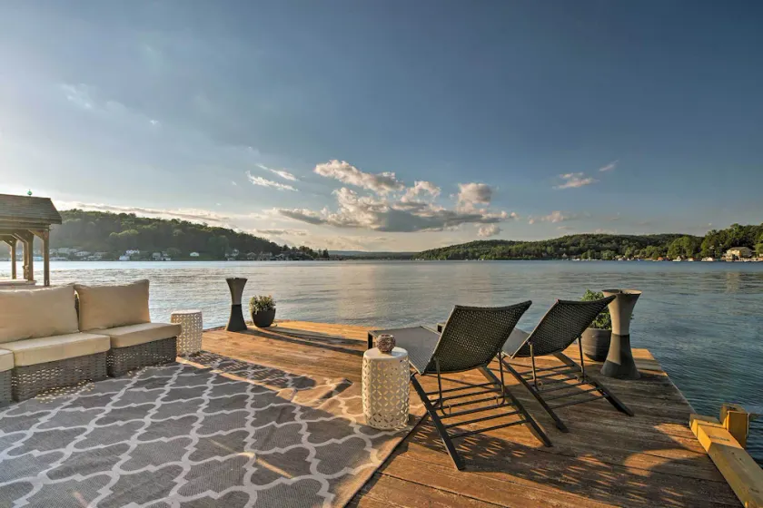 Waterfront Harveys Lake House w/ Private Dock! - Image 1