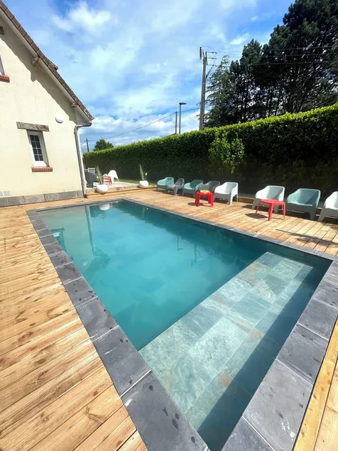 4mn-sea-Cabourg 16p. gîte heated pool, fireplace, ping pong table etc... - Image 1