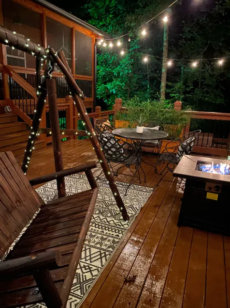 ☀️ Mtn view, Hot Tub, Fire Pit, Patio Swing, Giant Jenga,12 mi from Blue Ridge ⛰ - Image 1