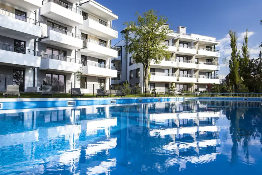 Spacious apartment, pool view, 500 m to the beach, Baltic Sea near Kolberg - Image 1
