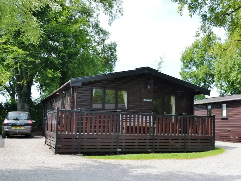 Pine log cabin situated in an ideal location for the outdoor enthusiast. - Image 1