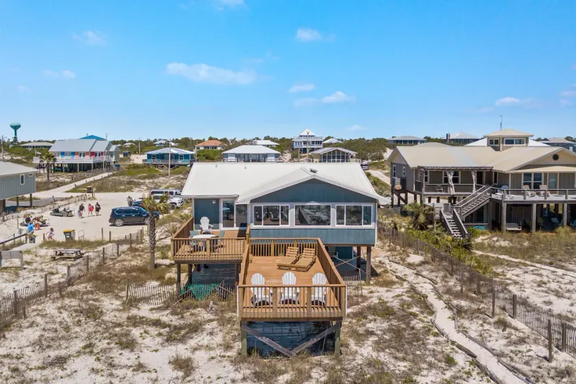 Cabana - Söt 2 Br Gulf Front Home med stort däck för att sola i Cabana Beach Estates, 6 sovplatser - Image 1