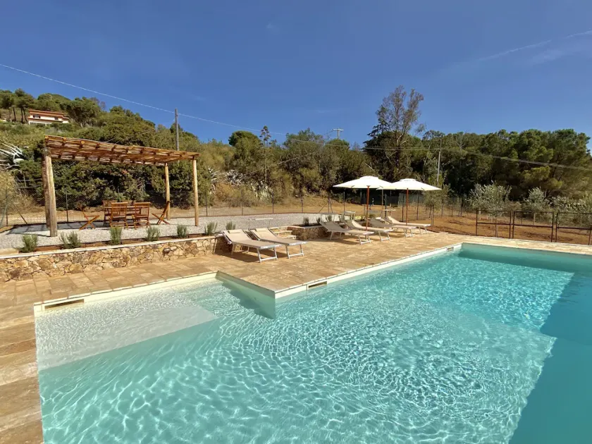 Villa toscana con piscina privata, solarium, A/C,WI-FI e  vista sull'oceano - Image 1