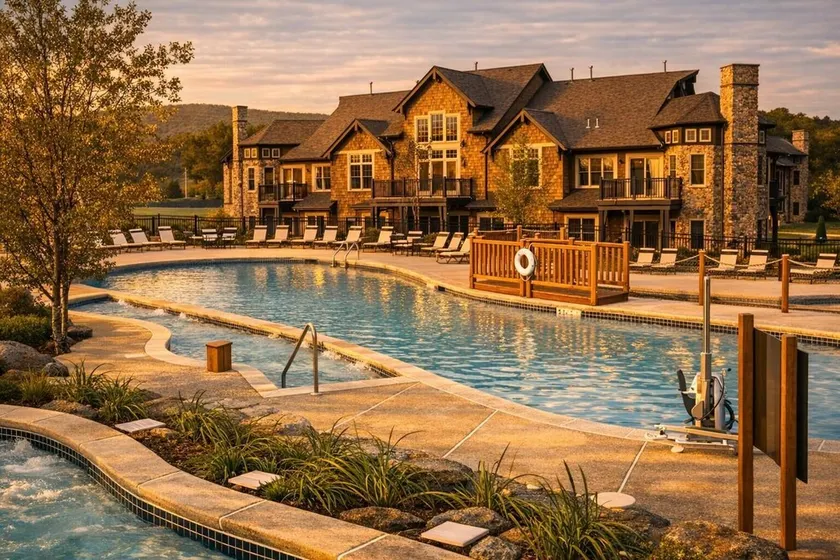 ★ Dæk ★ Pejs ����� Lake Front ★ 60 & 100 tommer TV ��� Shuttle til Mountain Creek ★ 09-23M - Image 1