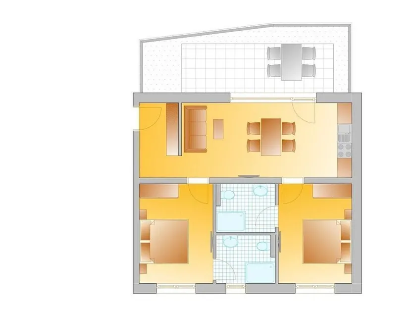 Apartment type A (2-4 pers./ 1 bedroom) - Apartment Hammerrain - Image 1