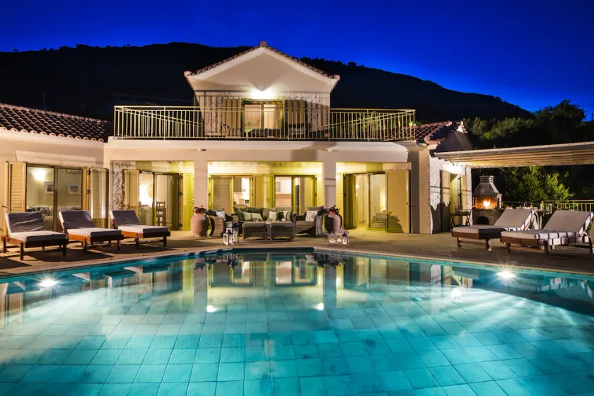 Villa Lemoni Skala - Heated Infinity Pool with Sea Views & Outside Cinema - Image 1