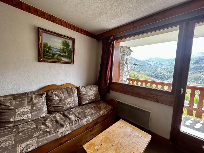 150m des commerces, étage -1, balcon, télévision, casier à ski, 35m², Les Menuires - Image 1