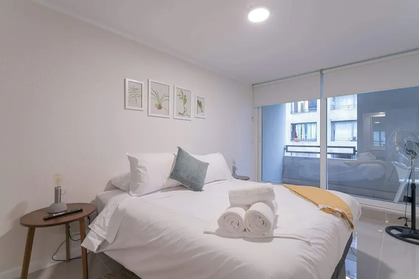 Santiago: 1BR Apartment with Balcony and Views - Image 1