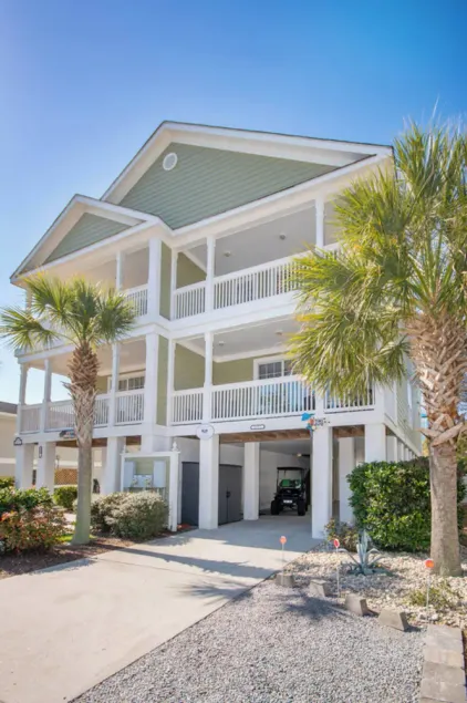 Surfside Beach House, Promenade à la plage, linge de lit, Pvt Piscine Chauffée, Golf Cart Avail - Image 1