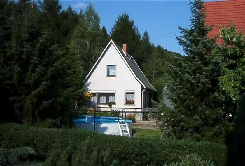 Cozy vacation home with an outdoor pool in a peaceful location by the forest - Image 1