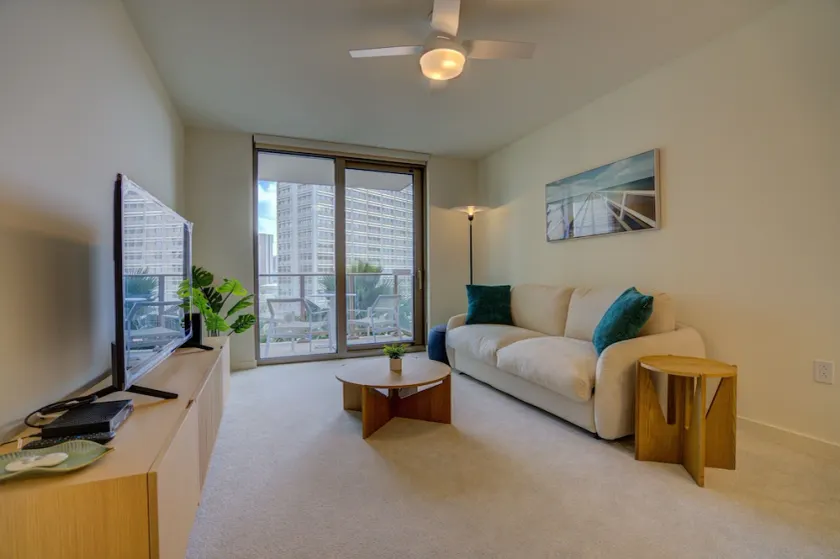 Newly Built, Hottest Condo at \"Sky Ala Moana\" 10th Floor  1 Bedroom (SAW1005) - Image 1