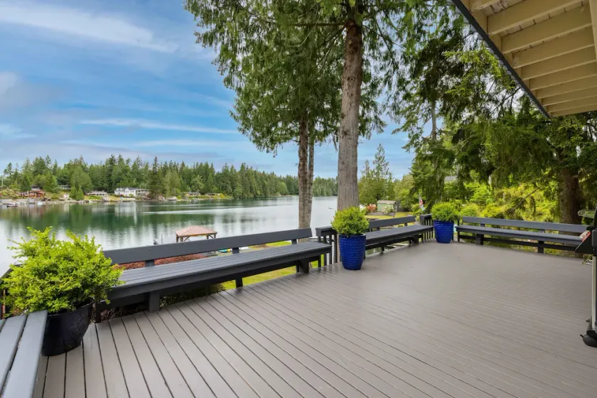 Waterfront home with  Private Dock, Lake Toys, EV Charger at Lost Lake - Image 1