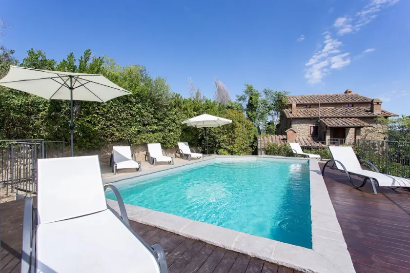 Alleinstehendes Ferienhaus mit Klimaanlage, privatem Pool,  W-LAN, TV, Terrasse, Panoramablick - Image 1