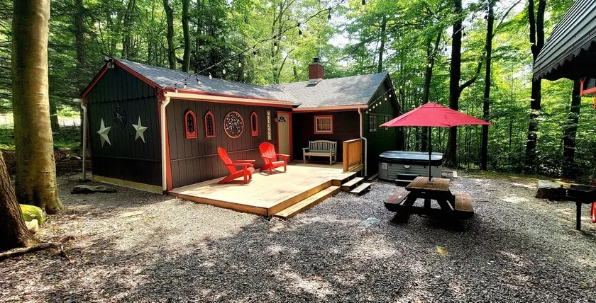 Privat året runt Getaway med Hot Tub - minuter från skidorter - Image 1