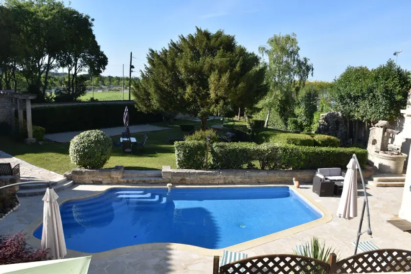 Le Gîte Mathis 105m²: aircondition, swimmingpool og have - Sommieres - Image 1