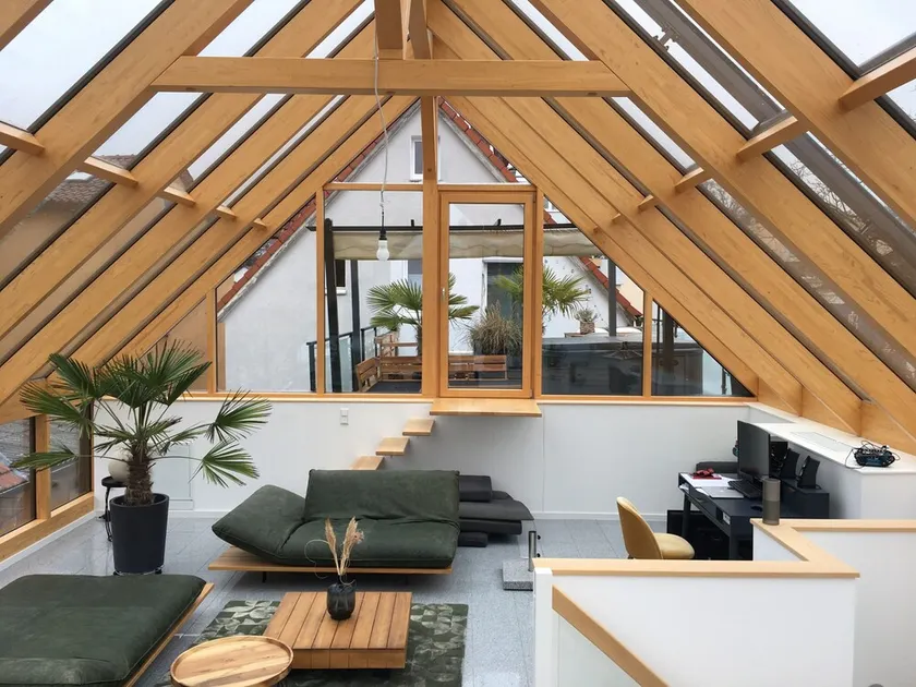 Appartement 'Traumhaftes Loft Wintergarten' avec terrasse partagée, Wi-Fi et climatisation - Image 1