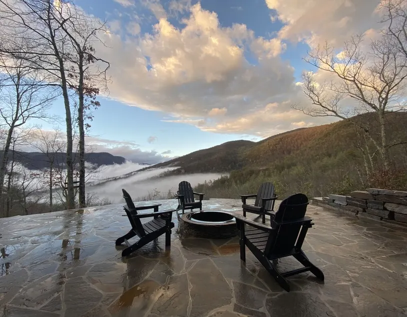 Scenic 7-acre mountain home, seasonal waterfall view, EV charger, dog friendly! - Image 1