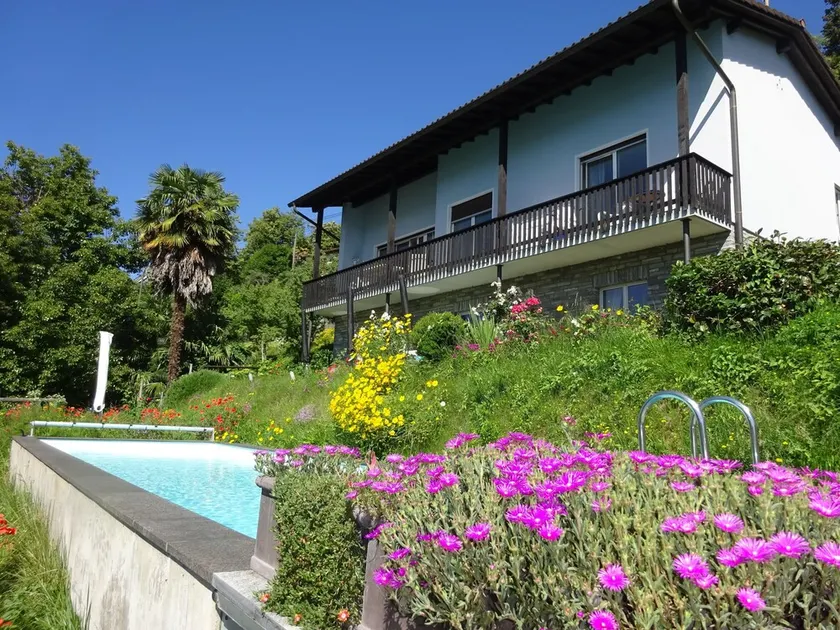Erfarenhet palmer, pool och panorama: Casa Belsito, Orselina, Lago Maggiore - Image 1