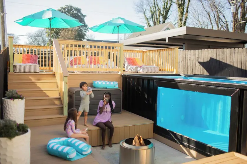 Private Heated Pool-Firepit-Close to Broadway-Rooftop Skyline Views-Art Murals - Image 1