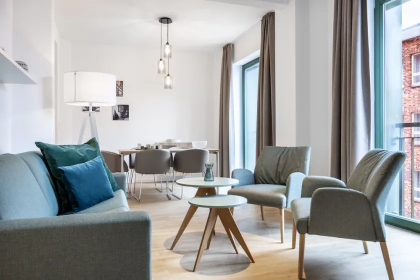 High-quality 3-room apartment for 5 people located in the old harbor of Wismar - Image 1