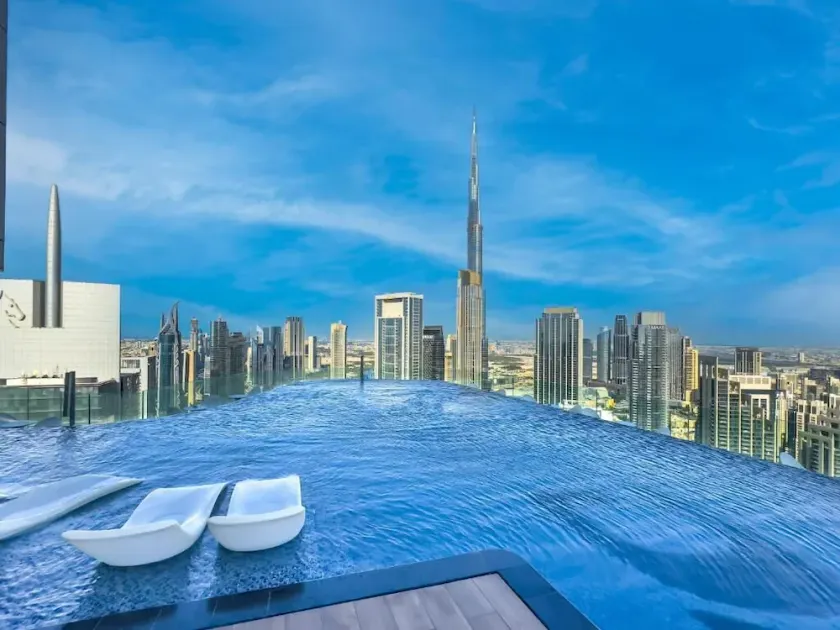 Burj Khalifa View Pool -1 BDR Paramount - Image 1