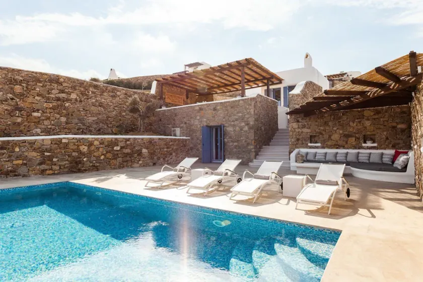 Villa extravagante à Mykonos | Villa Pareja I | Superbe vue sur la mer | 2 chambres | Panormos - Image 1