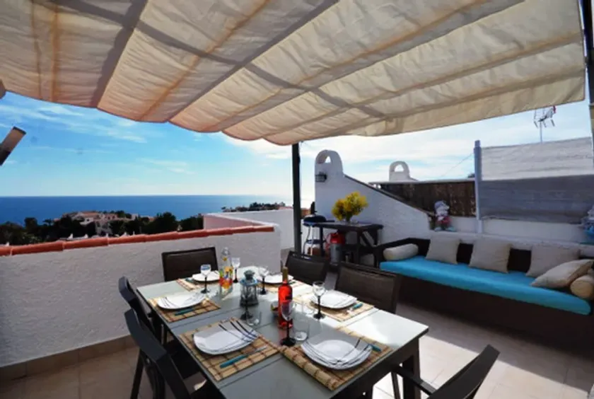 Great Bungalow;  excellent sea views, A/C, Internet, com. pool and tennis court - Image 1