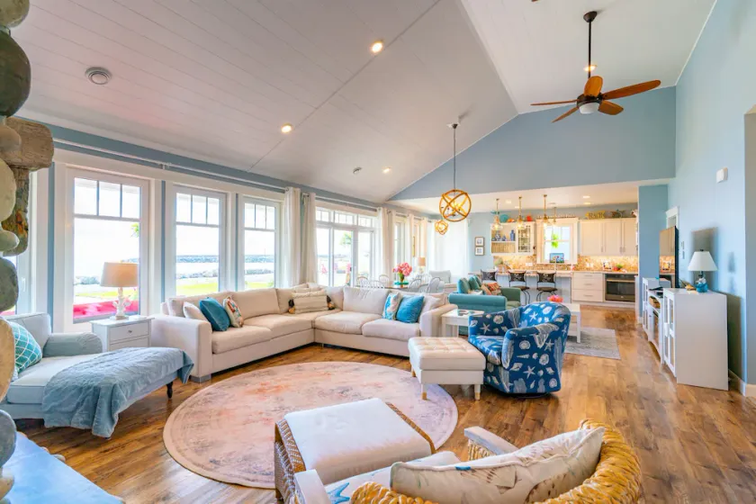BeachHouse,Ocean Waves, WhiteSandy Beach,Hot Tub, FirePit and Relaxation Awaits! - Image 1