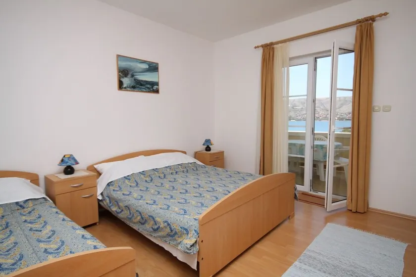One bedroom apartment with terrace and sea view Pag (A-6291-c) - Image 1