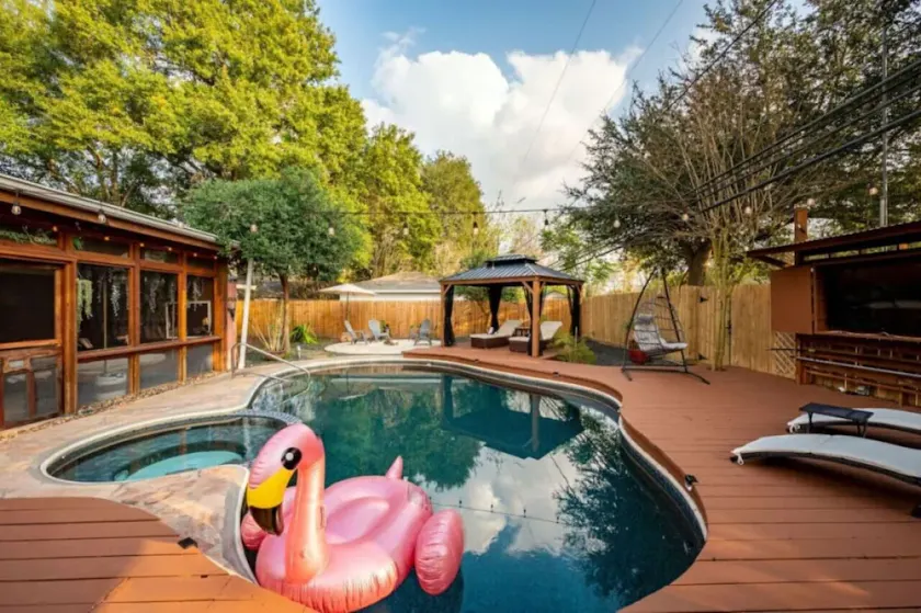 Heated Pool Retreat OutdoorTV BBQ and Cozy Gazebos - Image 1