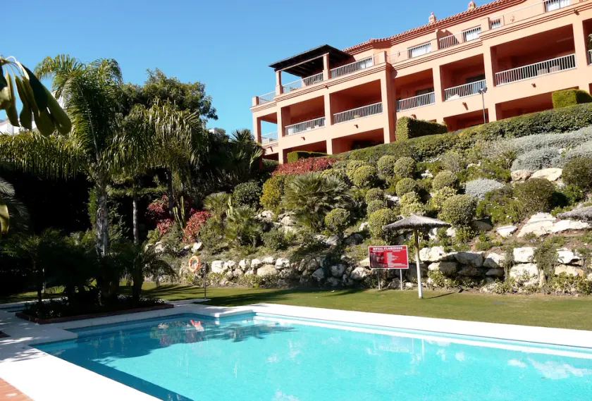 Apartment with garden on residential estate (Villa Padierna) Golf&Seaviews  - Image 1