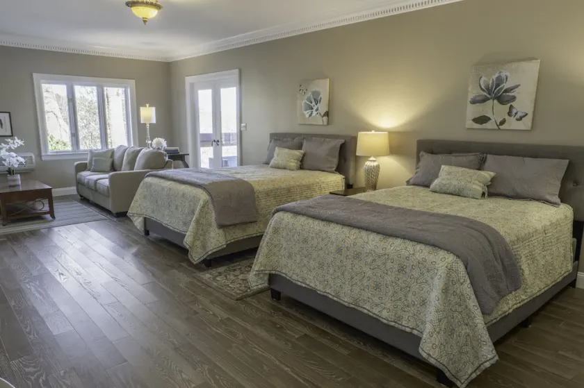 Secluded, spacious 7 bedroom luxury home w/ hot tub & 50 mile views into the NRG - Image 1