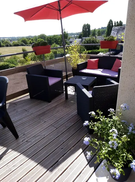 sommerhus i højden med balkon. 1 soveværelse - Image 1
