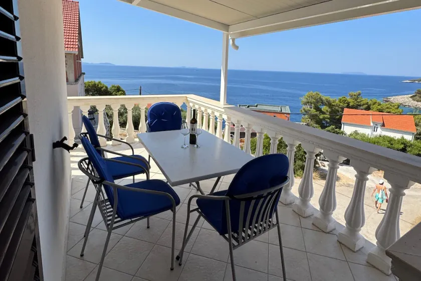 Two bedroom apartment with terrace and sea view Prižba, Korčula (A-149-b) - Image 1