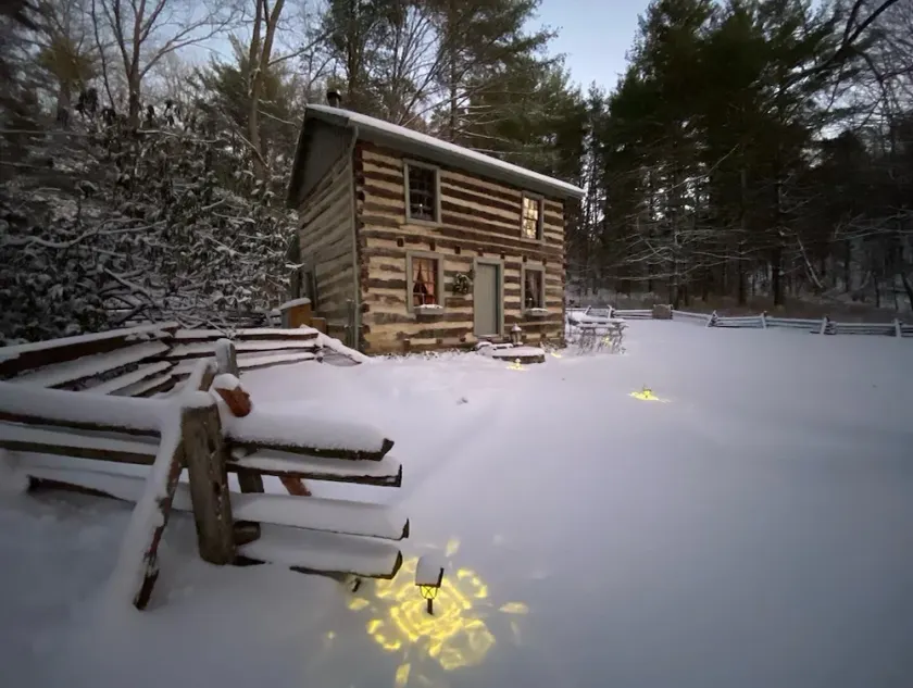 3 Sisters - Historic 1840 Pre-Civil War Log Cabin with sauna, hot tub & firepit! - Image 1