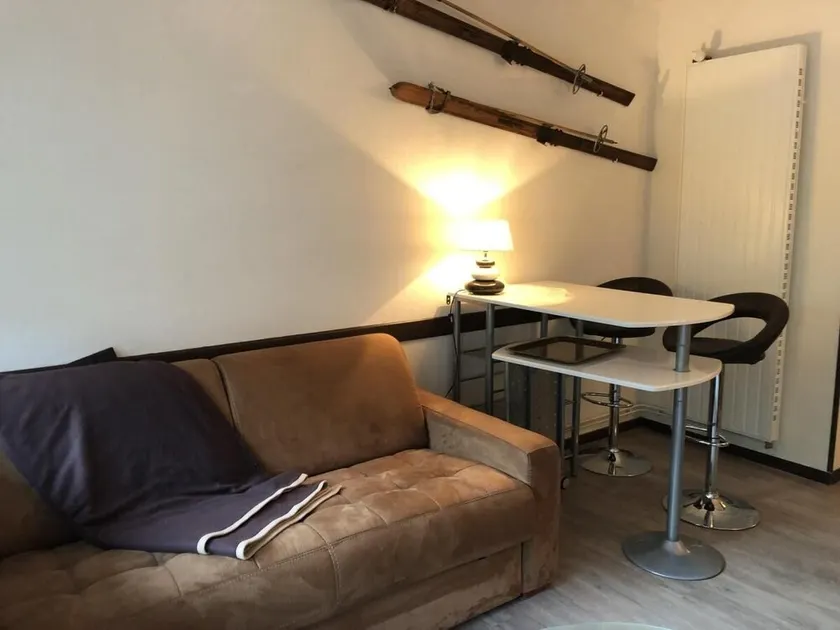 50m from ski slopes, 1st floor, view mountain, balcony, tv, 27m², Gourette - Image 1