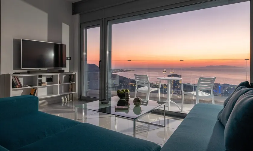 Rhodes Skyline Suite - 2 Bedroom with OutDoor  jacuzzi and Sea view - Image 1