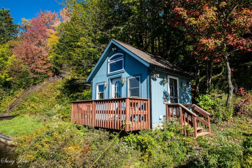 Smukke Teeny Tiny Cottage på Eden-søen, direkte på vandet - Image 1