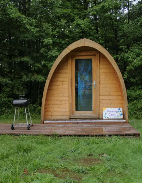 Morning Glory Camping Pod for 2 in Woodland Campground - Image 1