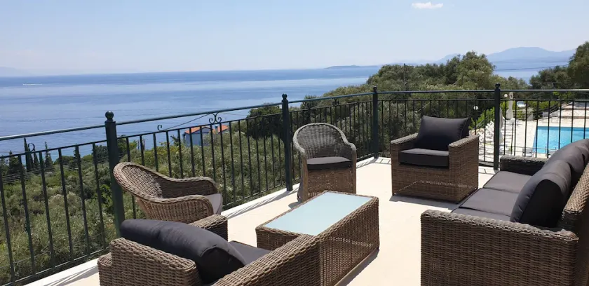 Villa Andonis Nissaki large villa with large pool ,spectacular view very near to the Beach - Image 1