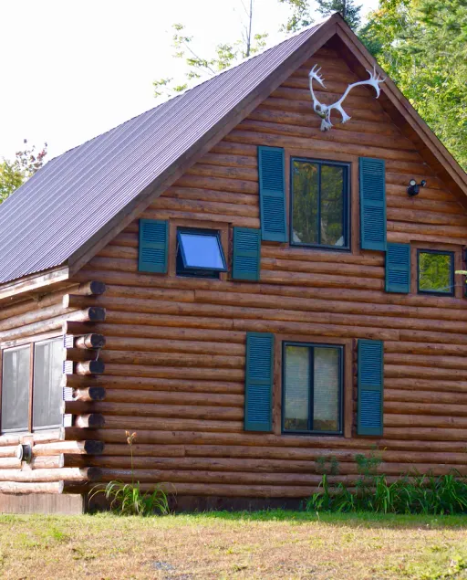 VT Log Cabin,NEK,St. J,Snowmobiling, East Burke, Mountain Bike,Pond View - Image 1